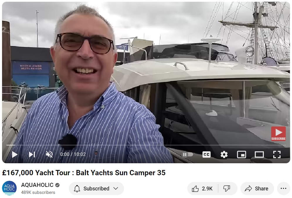 Thanks to Aquaholic for another fantastic Balt Yacht tour, this time the uber-practical SunCamper 35.